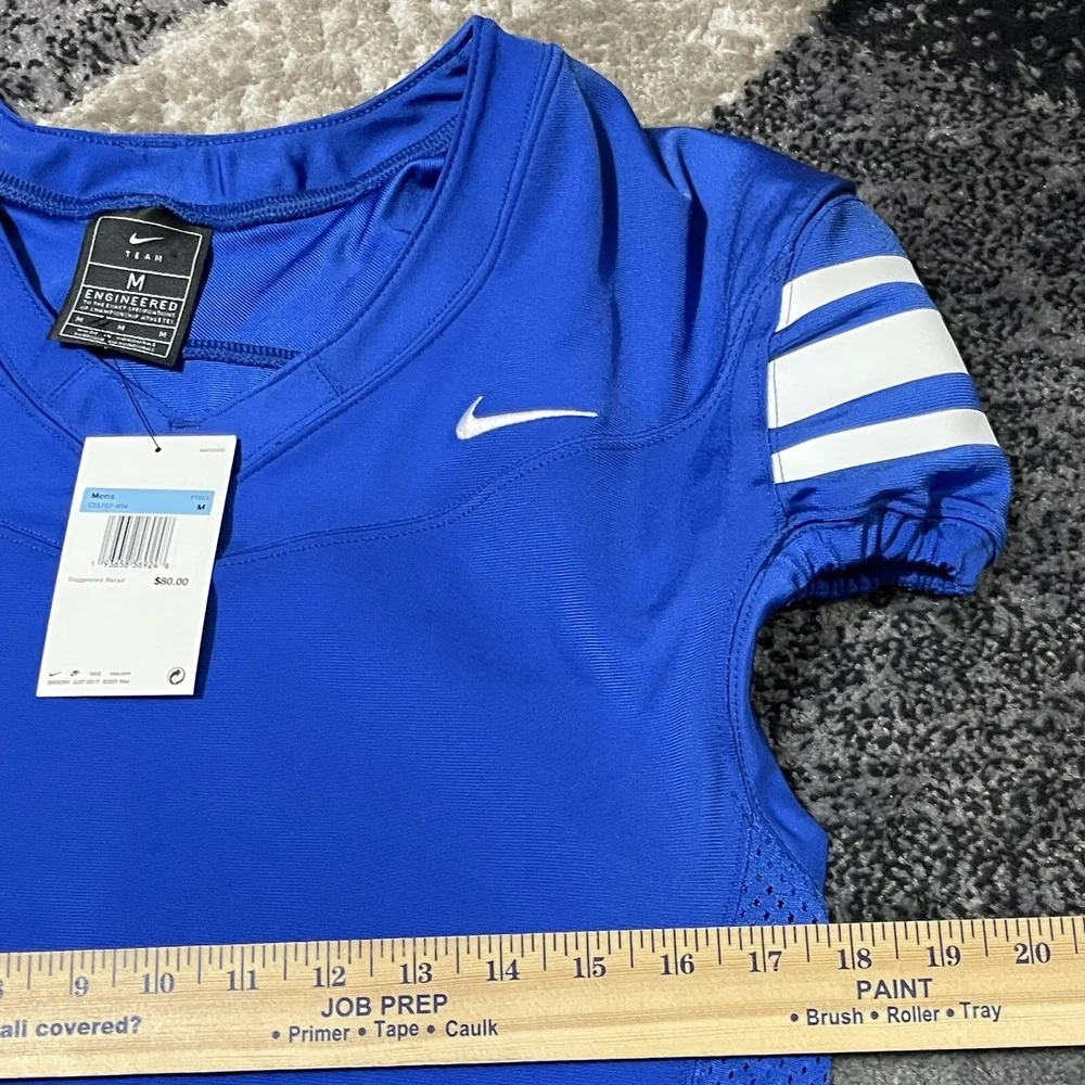 Nike Vapor Pro Practice‎ Football Jersey Blank  Men Medium Blue CI3767-494 NEW